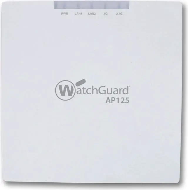 Main image of WatchGuard Indoor AP125 with 3YR Secure Wi-Fi 802.11ac Wave 2 2x2:2 MU-MIMO (WGA15733)