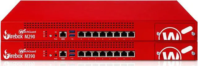 Alt view image 7 of 7 - Watchguard Firebox M290 High Availibility Enterprise-Grade Network Security Appliance with 1 Year Standard Support License - - Advanced Firewall, VPN, Intrusion Prevention (WGM29001601)