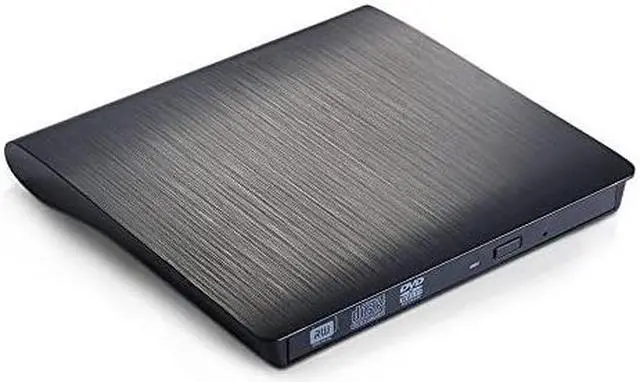 Alt view image 5 of 7 - External DVD Drive,by Ploveyy USB 3.0 Ultra Portable External CD DVD Storage Drive,External DVD Writer/Burner CD DVD RW DVD ROM Drive for Apple MacBook, MacBook Pro or Other Laptop/Desktops (Black)
