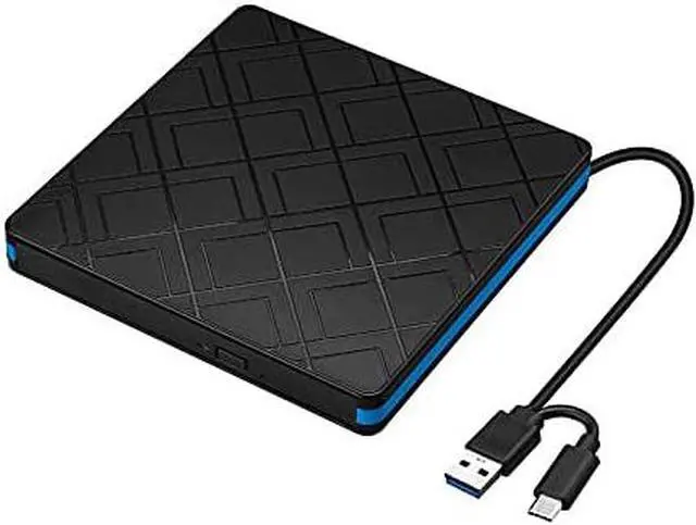 Main image of JINDAO DVD Burner, External CD DVD Drive, Type-C USB 3.0 Portable DVD Player,CD-ROM/DVD-RW CD USB Drive for Windows for Linux Laptop Cd/DVD Optic Laptop Drive External DVD Drive