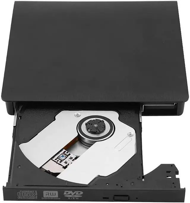 Alt view image 4 of 7 - External CD/DVD Drive for Laptop, DVD Recorder disc writer, DVD Writer USB 3.0 External 8X DVD 24X CD High Speed Portable DVD CD Drive Recorder for Windows for Mac Computer Laptop