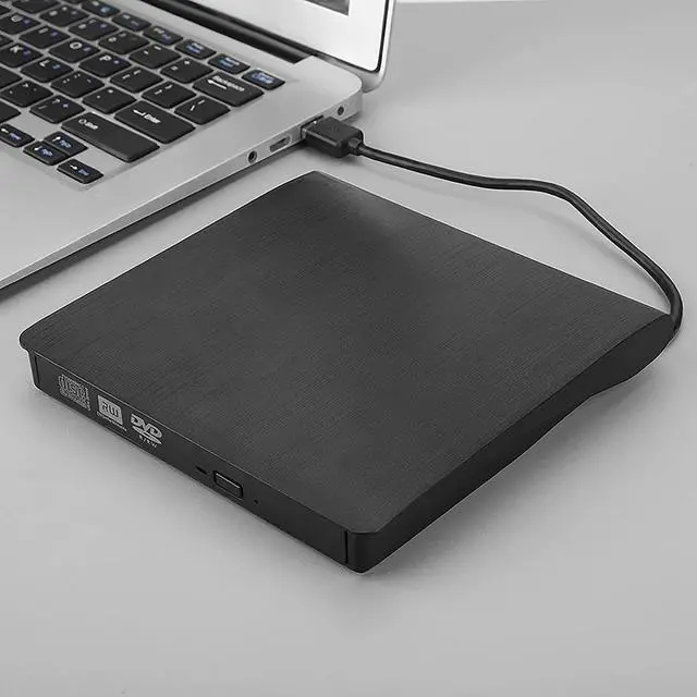 Alt view image 7 of 7 - External CD/DVD Drive for Laptop, DVD Recorder disc writer, DVD Writer USB 3.0 External 8X DVD 24X CD High Speed Portable DVD CD Drive Recorder for Windows for Mac Computer Laptop