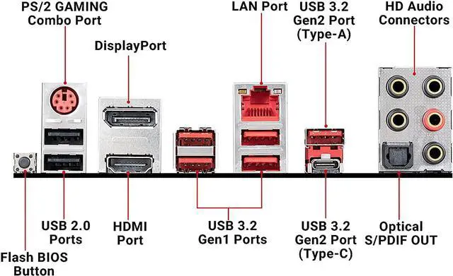 Alt view image 12 of 15 - B450M Mortar Max Socket AM4 AMD B450 DDR4 Micro ATX Motherboard (B450M MORTAR MAX)