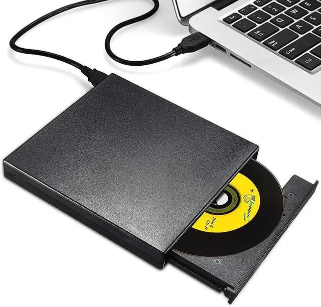 Alt view image 3 of 5 - JINDAO USB 2.0 External Combo DVD/CD Burner RW Drive CD/DVD-ROM CD-RW Player Optical Drive for PC Laptop Computer Components External DVD Drive