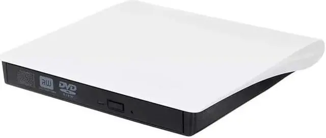 Alt view image 2 of 4 - YADSHENG Optical Drive USB 3.0 Portable Slim External DVD-RW Optical Drive Player Writer CD/DVD Player for PC Notebook External CD DVD Drive External CD Drive (Color : White, Size : One Size)
