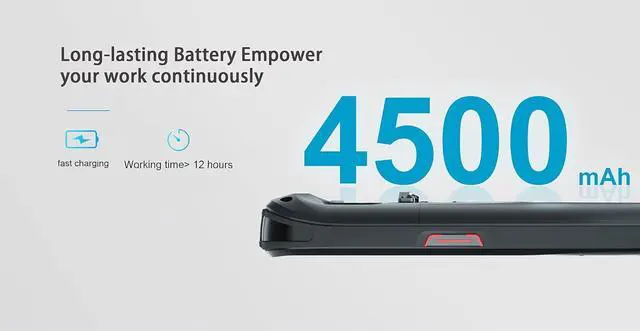 Alt view image 4 of 7 - Bix Android Barcode Scanner with 2D Honeywell Scan Engine for 1D 2D QR PDF417 Codes, 4G LTE IP66 Android 10.0 Scanner Handheld,Long-Lasting Battery,Rugged PDA for Warehouse/Inventory/