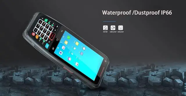 Alt view image 5 of 7 - Bix Android Barcode Scanner with 2D Honeywell Scan Engine for 1D 2D QR PDF417 Codes, 4G LTE IP66 Android 10.0 Scanner Handheld,Long-Lasting Battery,Rugged PDA for Warehouse/Inventory/