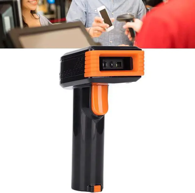 Alt view image 2 of 7 - Handheld USB Barcode Scanner, LED Screen Wireless Bar Code Scanning Gun for Shop Market Warehouse for Linux, for Android, for Windows XP/7/8/10, for OX S