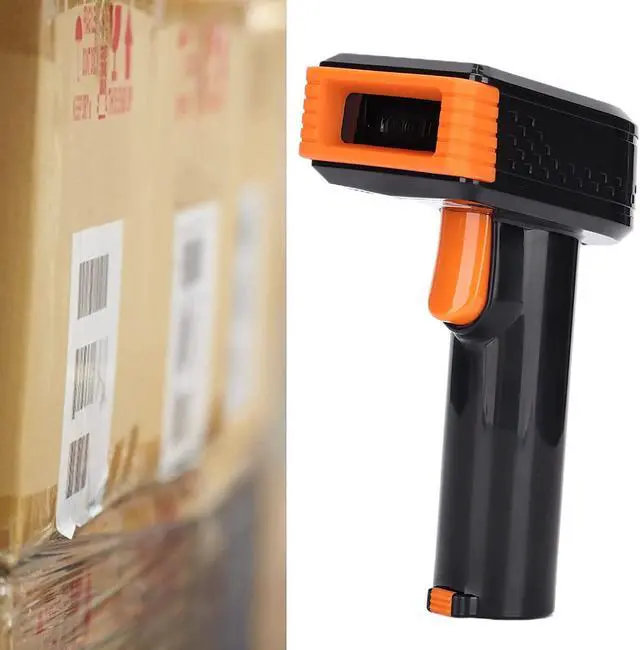 Alt view image 3 of 7 - Handheld USB Barcode Scanner, LED Screen Wireless Bar Code Scanning Gun for Shop Market Warehouse for Linux, for Android, for Windows XP/7/8/10, for OX S