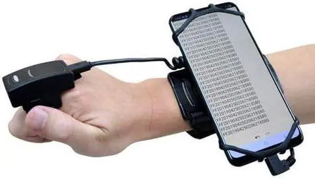 Alt view image 2 of 5 - Arkscan Mini Barcode Scanners & Fixed Mount Barcode Scanner (Micro USB + USB-C + 1D & 2D + Ring)