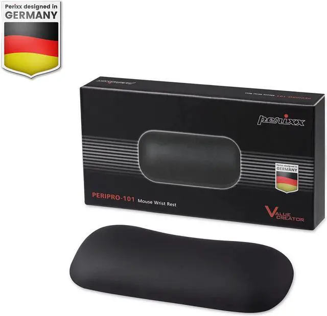 Alt view image 6 of 7 - Perixx PERIPRO-101 Ergonomic Wrist Rest for Computer Mice - Anti-Slip Base - Cooling-Effect Cushion - Black