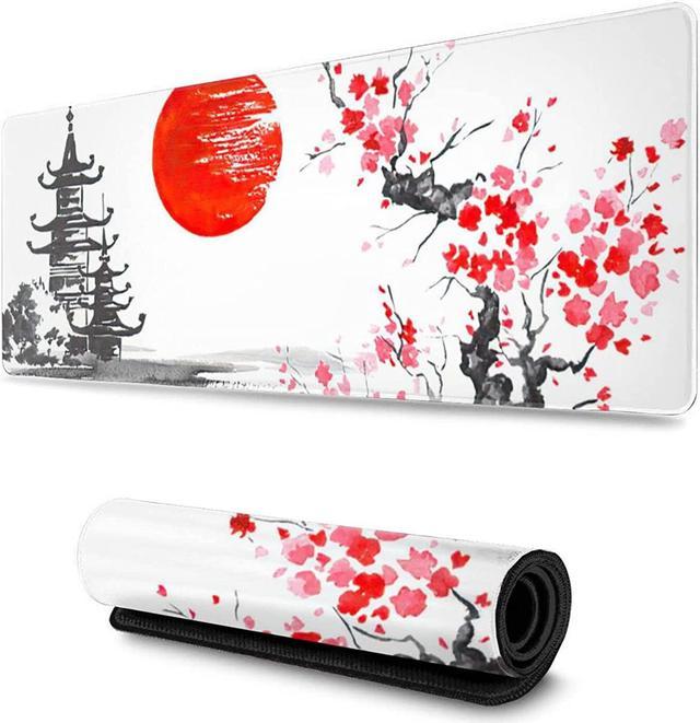EFISH Tapis de Souris Japanese Cherry Blossom (800×300×3MM) Large