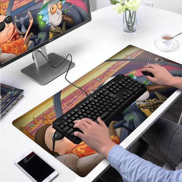 Alt view image 2 of 7 - Professional Gaming Mouse Pad XL,Anime Mousepad with Anti-Skid Rubber Base & Stitched Anti-Fray Edges,Waterproof Mouse Mat,Desk Pad,Great for Laptop Computer & PC 11.8x23.6x0.12 inch