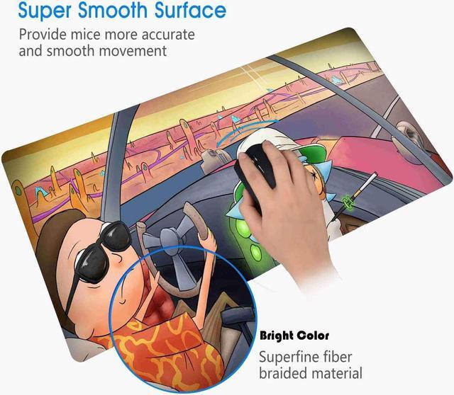 Alt view image 5 of 7 - Professional Gaming Mouse Pad XL,Anime Mousepad with Anti-Skid Rubber Base & Stitched Anti-Fray Edges,Waterproof Mouse Mat,Desk Pad,Great for Laptop Computer & PC 11.8x23.6x0.12 inch