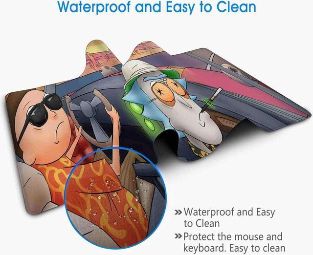Alt view image 7 of 7 - Professional Gaming Mouse Pad XL,Anime Mousepad with Anti-Skid Rubber Base & Stitched Anti-Fray Edges,Waterproof Mouse Mat,Desk Pad,Great for Laptop Computer & PC 11.8x23.6x0.12 inch