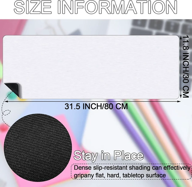 Alt view image 2 of 7 - SATINIOR 3 Pcs Sublimation Mouse Pad 32" x 12" Board Game Mat with 2 Roll