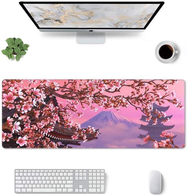 Gaming Mouse Pad Extended Full Keyboard Mat With Stitched