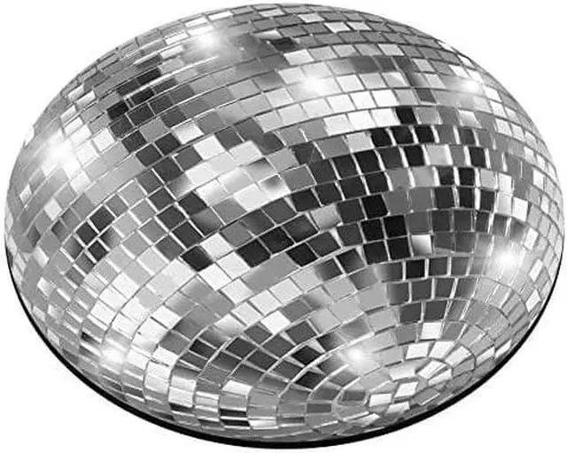 Alt view image 2 of 4 - Silver Disco Ball Round Mouse Pad Custom Cute Mouse Pad Silver Mouse Pad Disco Coaster Circular Mouse Pads for Computers Laptop