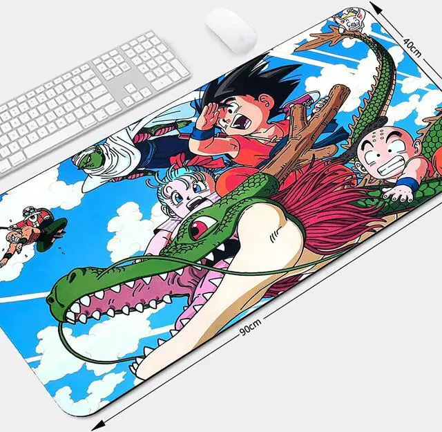 Alt view image 4 of 4 - Anime Mouse Pad Large Extended Gaming Anime Mousepad, Non-Slip Water-Resistant Rubber Base Mouse Mat(35.4"x15.7")