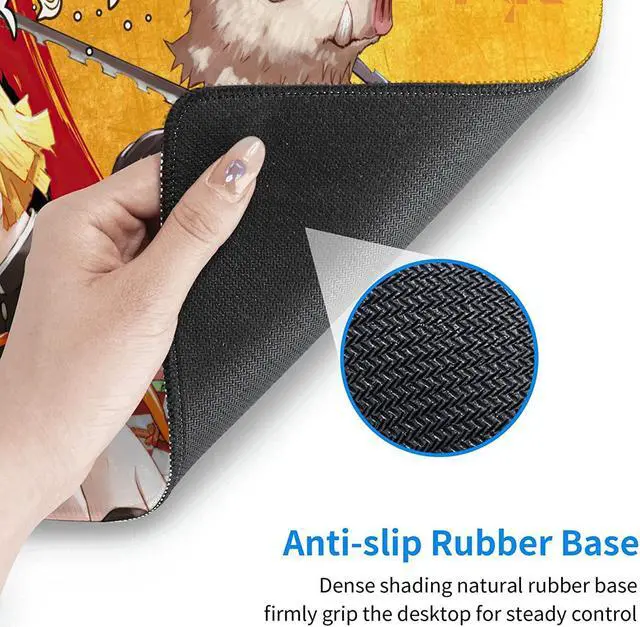 Alt view image 6 of 7 - Anime Mouse Pad Large Gaming Long Desk Keyboard Mat Non-Slip Mousepad for Computer Laptop 15.8x29.5 inch