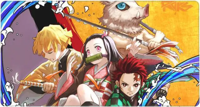 Main image of Anime Mouse Pad Large Gaming Long Desk Keyboard Mat Non-Slip Mousepad for Computer Laptop 15.8x29.5 inch