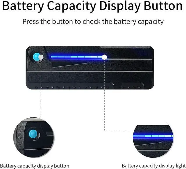 Alt view image 3 of 7 - ANDYCINE Mini V-Mount Battery V-Lock 95Wh 10A Draw Batteries with Dual D-Tap & USB-A Output to Power Camcorder Camera,Compatible with BMPCC 4K,6K, Led Studio Lights(Battery Charger NOT Includ)
