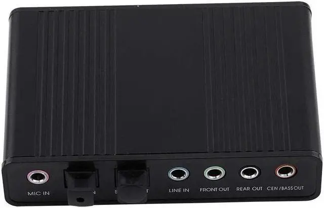 Alt view image 2 of 7 - USB 5.1 Audio Sound Card Optical Digital 6 Channel for PC/Laptop