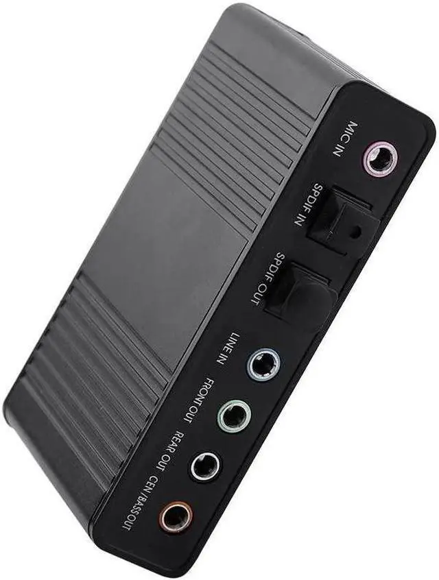 Alt view image 7 of 7 - USB 5.1 Audio Sound Card Optical Digital 6 Channel for PC/Laptop