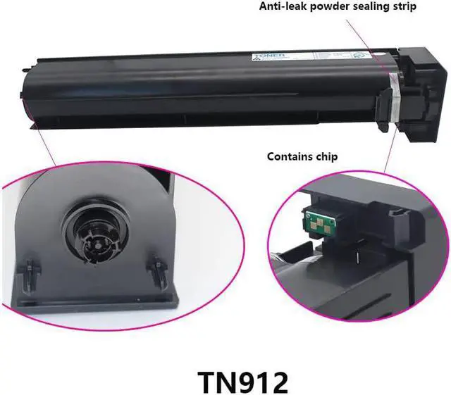 Alt view image 2 of 4 - JDMOFFICE TN912 Toner Cartridge for Konica Minolta Bizhub 958 Black Toner Printer Copier Replacement Ink Cartridge