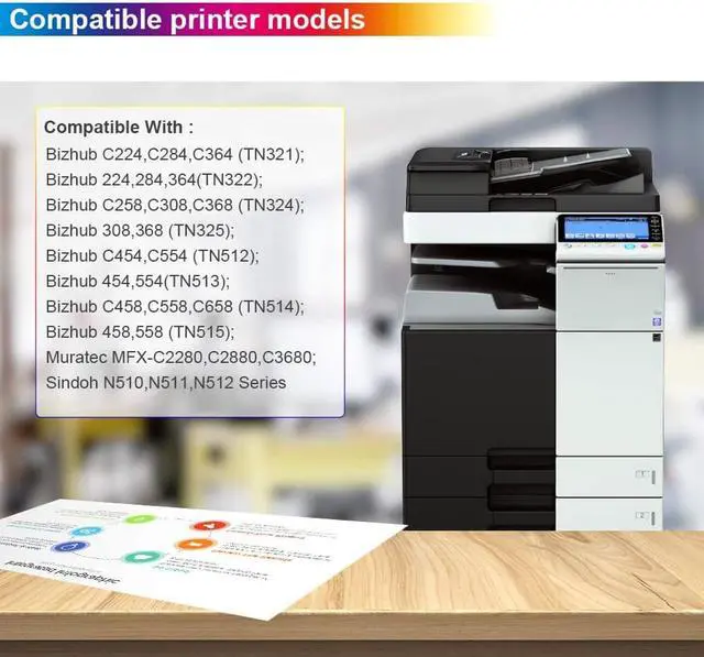 Alt view image 2 of 7 - CHENPHON Compatible Waste Toner Cartridge Replacement for Konica-Minolta WX-103 use in Bizhub C458 C558 C658 Printers 1-Pack