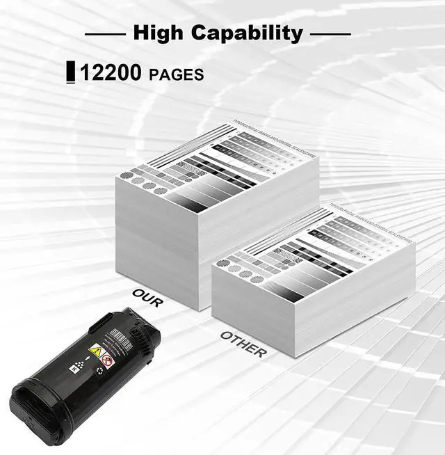 Alt view image 3 of 7 - Ennovor Compatible Toner Cartridge Replacement for Xerox VersaLink C600/C605 106R03903 Black Toner 12,200 Pages-1 Pack