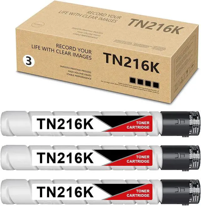 Main image of DQDZSWGS Compatible TN216K A11G131 Toner Cartridge Replacement for Konica Minolta Bizhub C220 C360 C280 Toner Printer Ink (Black, 3 Pack)