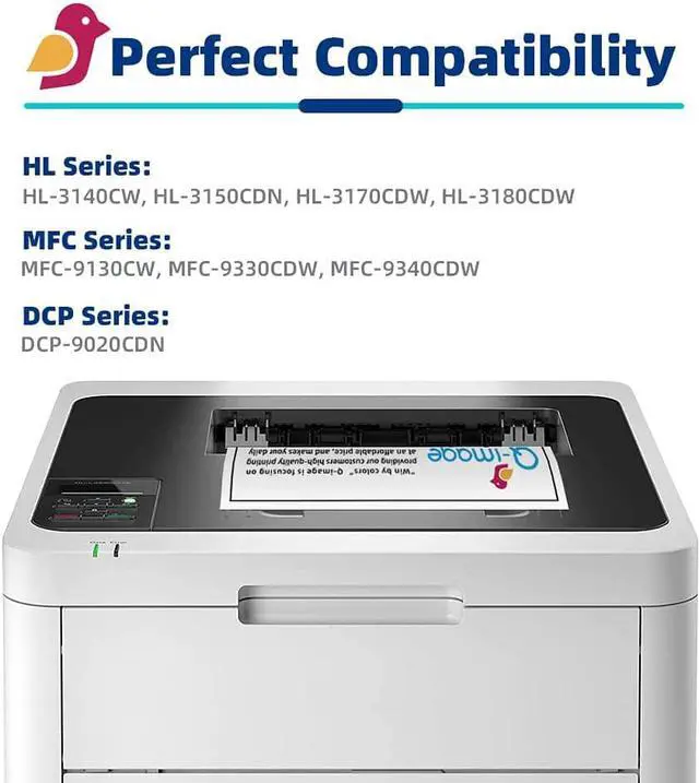 Alt view image 2 of 7 - Q-image Compatible Toner Cartridge Replacement for Brother TN221 TN225 TN-221 for HL-3170CDW MFC-9130CW HL-3140CW HL-3180CDW MFC-9330CDW MFC-9340CDW (2 Black, 1 Cyan, 1 Magenta, 1 Yellow, 5-Pack)