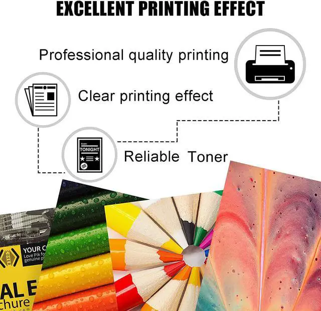 Alt view image 5 of 7 - 4 Pack 1BK+1C+1M+1Y TN310 TN-310 Compatible Toner Cartridge Replacement for Brother MFC-9640CDN 9650CDW 9970CDW Printer Ink Cartridge.