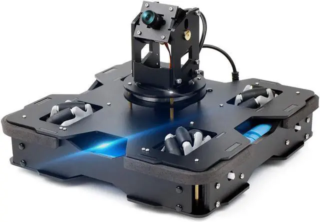 Main image of Yahboom Raspberry Pi Robot Pi 4B Kit Mecanum Wheel 3-DOF Camera Python Robotic Car for Adults AI Object Recognitn Tracking (Raspblock Without Pi)