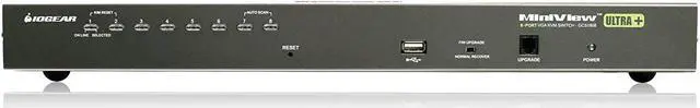 Alt view image 3 of 4 - 8-Port USB PS/2 Combo VGA KVMP Switch with USB KVM Cables, GCS1808KITU