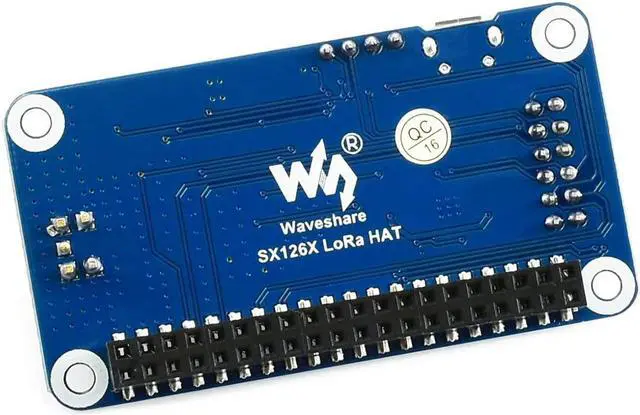 Alt view image 4 of 7 - SX1262 LoRa HAT for Raspberry Pi Series Boards 915MHz Frequency Band,Support Data Transmission up to 5km,Wake on Radio,Wireless Config, Carrier Sensing, Communication Key