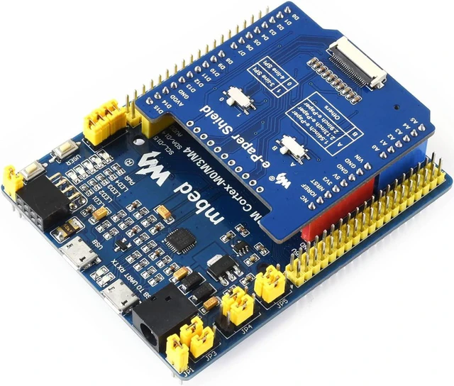 Alt view image 4 of 7 - Waveshare Universal Driver Board Shield for Connecting/NUCLEO and E-Paper Raw Panels Supports Various SPI Interface E-Paper from Waveshare