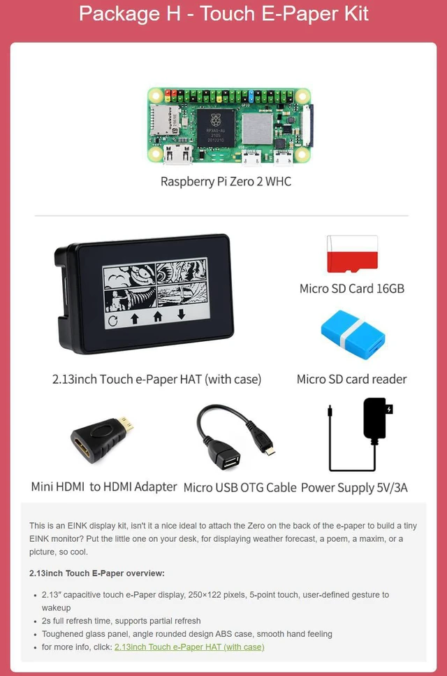 Alt view image 7 of 7 - Pi Zero 2 WHC Package H