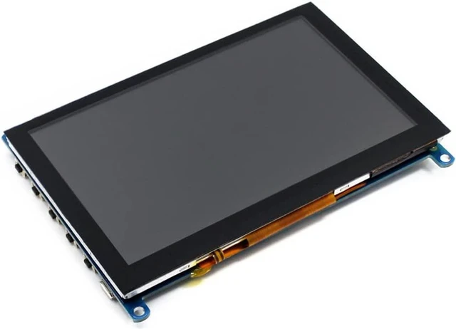Alt view image 7 of 7 - waveshare 5inch Capacitive Touch Screen LCD (H) HDMI Display 800×480 Compatible with Raspberry Pi 5/4B/3B/Zero/Zero W/Zero 2W/Pico/Pico W/Pico WH