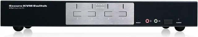Alt view image 2 of 2 - IOGEAR 4-Port Dual-Link DVI Secure KVM Switch, GCS1214TAA