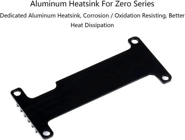 Alt view image 6 of 7 - Heatsink with Thermal Tapes, Aluminum Heatsink Cooler for Raspberry Pi Zero 2 W/Pi Zero 2 WH/Raspberry Pi Zero/Zero W/Zero WH