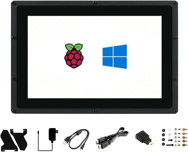Main image of Waveshare 10.1inch HDMI LCD(B) (with case) IPS Touchscreen 1280X800 Capacitive Display Supports Raspberry Pi 3 B/2 B/B+/A+ Banana Pi/Pro BeagleBone Black Supports Multi Systems