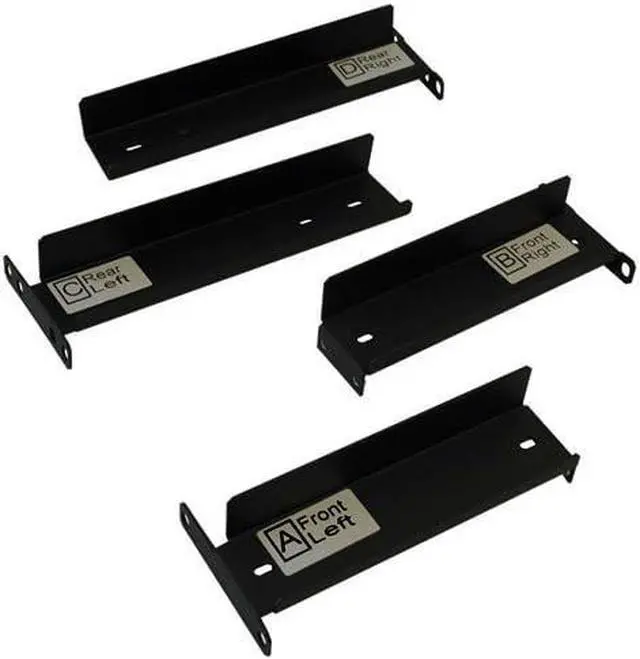 Alt view image 2 of 2 - Tripp Lite B019-000 2-Post Rackmount Bracket for B020, B021, B040 and B070 Consoles and KVM Consoles, Black