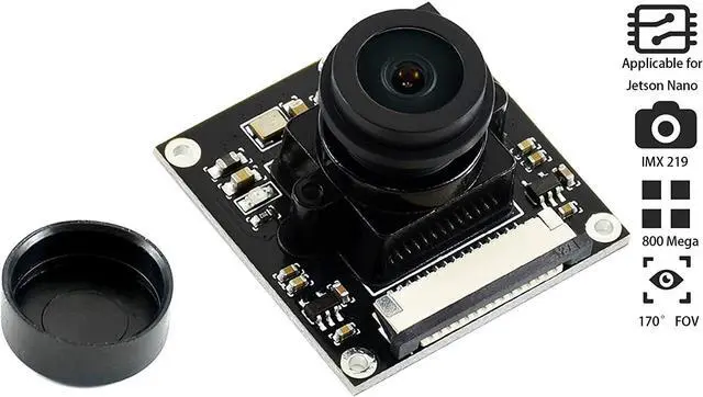Alt view image 2 of 7 - waveshare 8MP IMX219-170 Camera Compatible with Jetson Nano and Compute Module 3/3+,8 Megapixels Camera Module 3280×2464 Resolution with IMX219 Sensor 170 Degree FOV