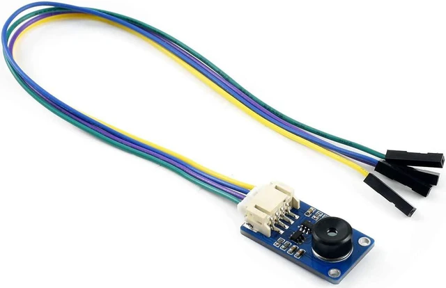 Alt view image 2 of 6 - Waveshare MLX90640 IR Array Thermal Imaging Camera with 32×24 Pixels 110° Field of View Communicating via I2C Interface Supports Raspberry Pi/rduino(ESP32)/STM32, etc.