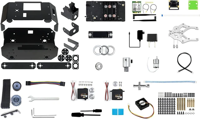 Alt view image 2 of 2 - waveshare JETANK AI Kit AI Tracked Mobile Robot AI Vision Robot Based On Jetson Nano Developer Kit (Not Included)