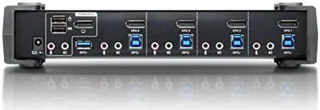 Alt view image 2 of 3 - Aten 4-Port USB 3.0 4K DisplayPort Kvmp Switch (Cables Included)