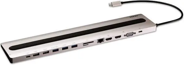 Alt view image 2 of 6 - ATEN UH3237 USB-C Multiport Dock with Power Pass-Through