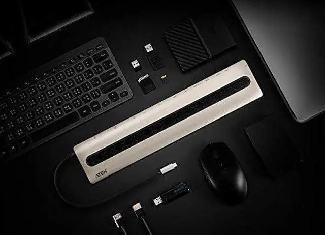 Alt view image 5 of 6 - ATEN UH3237 USB-C Multiport Dock with Power Pass-Through